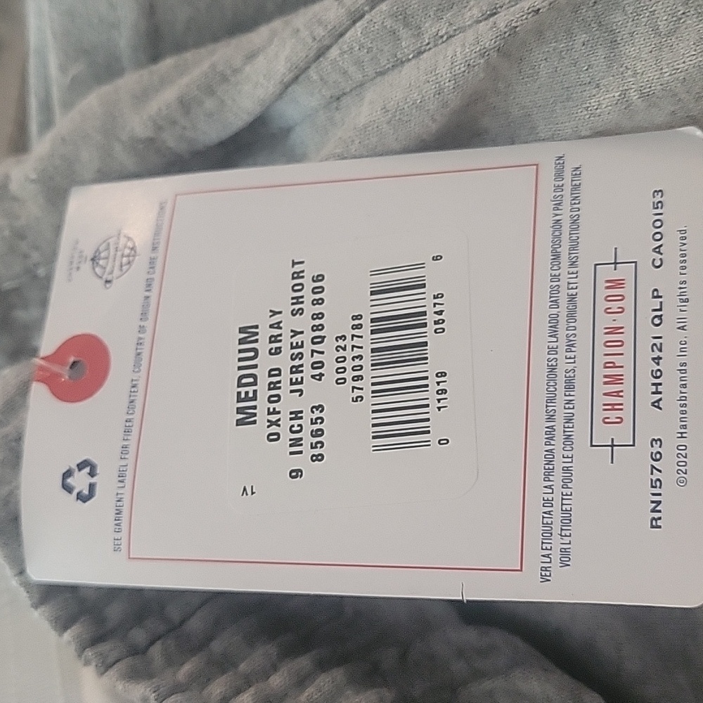 Champion Mens Oxford Gray Shorts - Picture 5 of 5